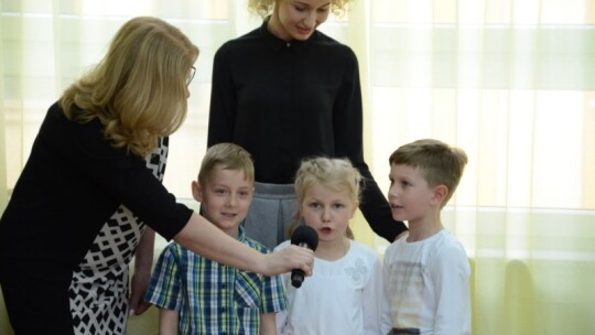 Para prezydencka opowiadała bajki w Michałówce [video]