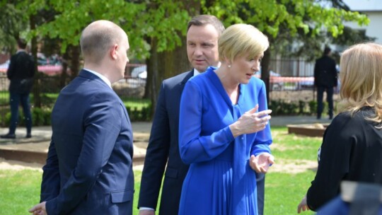 Para prezydencka opowiadała bajki w Michałówce [video]