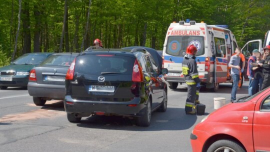 Wypadek na DK 17. Pijany wyciągnął kluczyki ze stacyjki