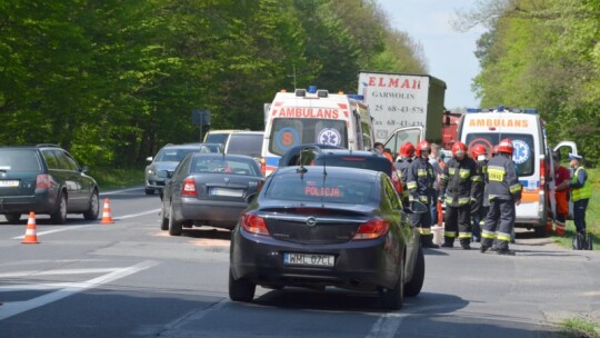 Wypadek na DK 17. Pijany wyciągnął kluczyki ze stacyjki