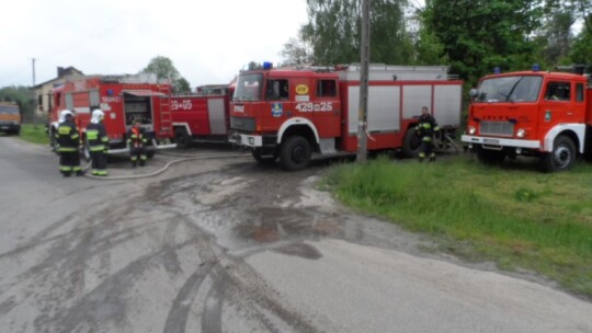 Strażacy sprawdzali się na wypadek pożaru lasu