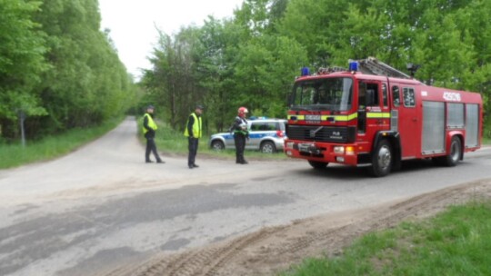 Strażacy sprawdzali się na wypadek pożaru lasu