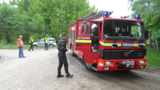 Strażacy sprawdzali się na wypadek pożaru lasu