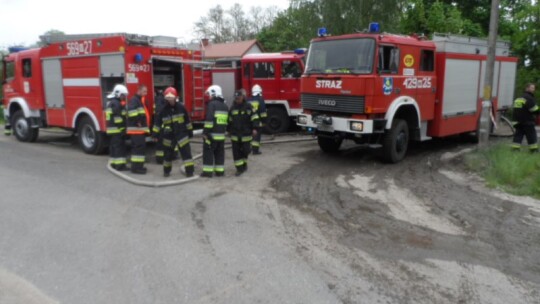 Strażacy sprawdzali się na wypadek pożaru lasu