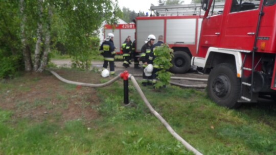 Strażacy sprawdzali się na wypadek pożaru lasu