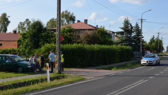 Kolizja w Rębkowie