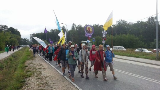 Za krokiem krok ? pielgrzymka dzień po dniu