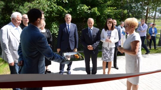 W Trąbkach otwarto budynek socjalny