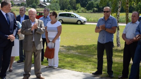 W Trąbkach otwarto budynek socjalny