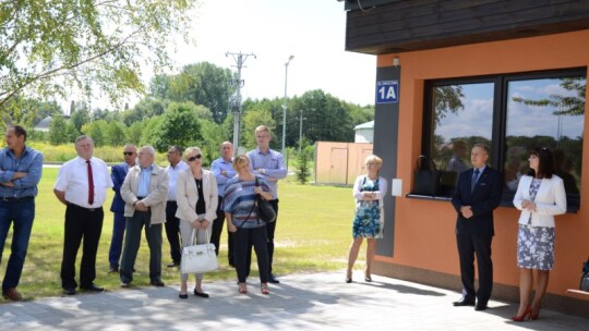 W Trąbkach otwarto budynek socjalny