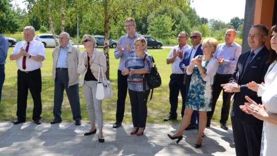 W Trąbkach otwarto budynek socjalny