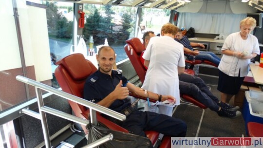 Polała się policyjna krew