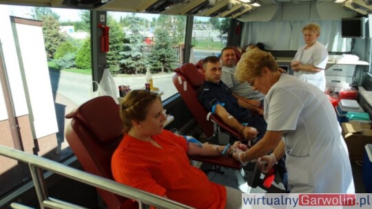 Polała się policyjna krew