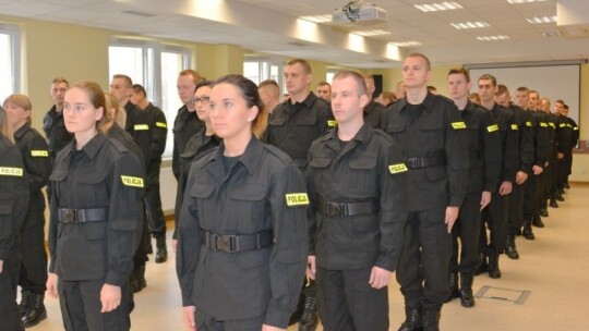 Nowy policjant w garwolińskiej komendzie