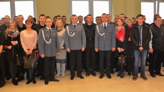 Nowy policjant w garwolińskiej komendzie