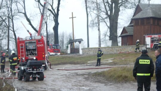 Pożar kościoła w Zwoli Poduchownej