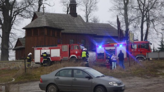 Pożar kościoła w Zwoli Poduchownej