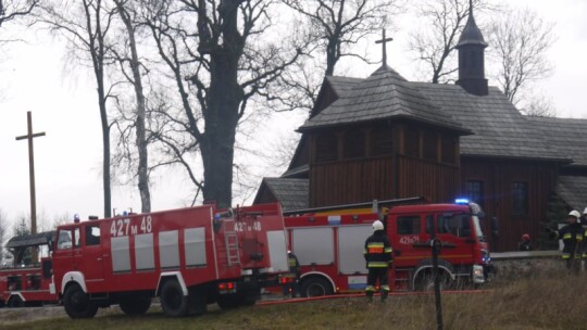 Pożar kościoła w Zwoli Poduchownej