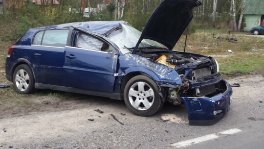 Wypadek na nadwiślance. Niemowlę w szpitalu