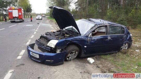 Wypadek na nadwiślance. Niemowlę w szpitalu