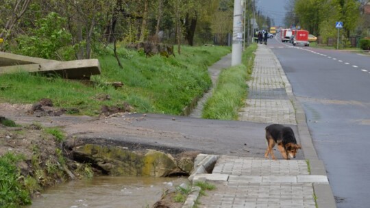 Lokalne podtopienia. Najgorzej w Nowym Puznowie [wideo]