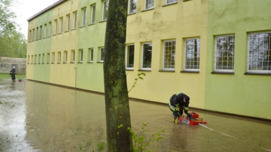 Szkoła w Głoskowie podtopiona! [wideo]