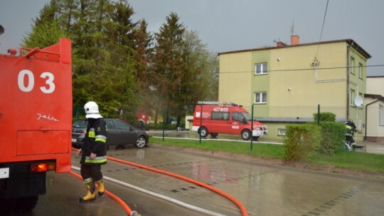 Szkoła w Głoskowie podtopiona! [wideo]