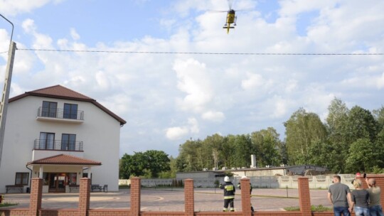 Śmigłowiec LPR w Lipówkach