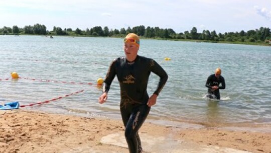 Triathlon: Ekiert i bracia Biernaccy najlepsi z powiatu