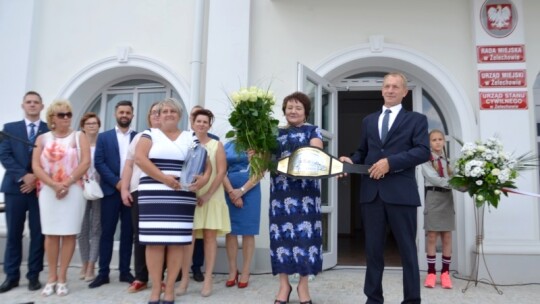 Żelechów: Ratusz i rynek otwarte [wideo]