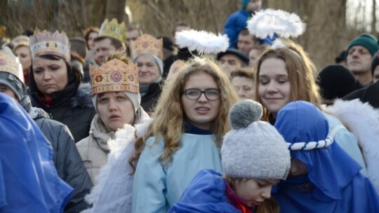 Ogromne zainteresowanie Orszakiem Trzech Króli w Żelechowie [wideo]