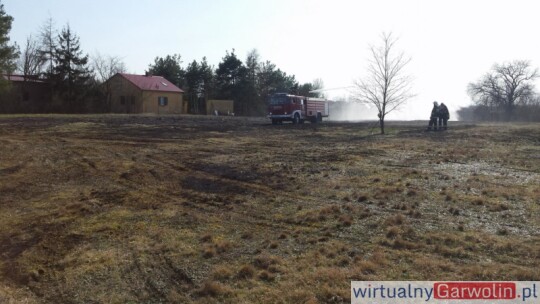 Pożar budynków gospodarczych w gm. Wilga