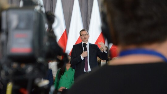 Spotkanie z premierem Morawieckim zakończone awanturą [wideo]