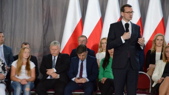 Spotkanie z premierem Morawieckim zakończone awanturą [wideo]