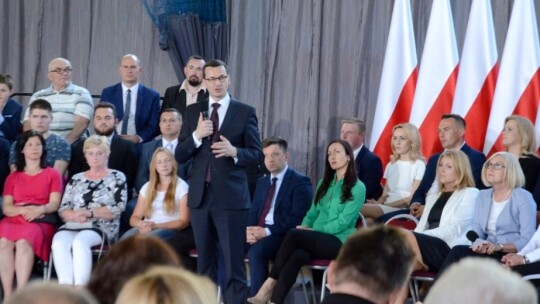 Spotkanie z premierem Morawieckim zakończone awanturą [wideo]
