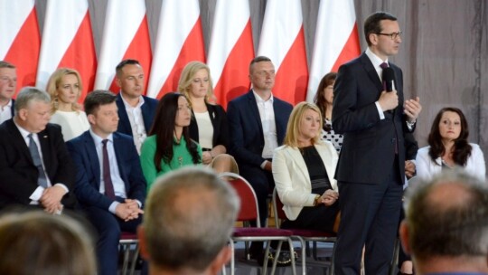 Spotkanie z premierem Morawieckim zakończone awanturą [wideo]