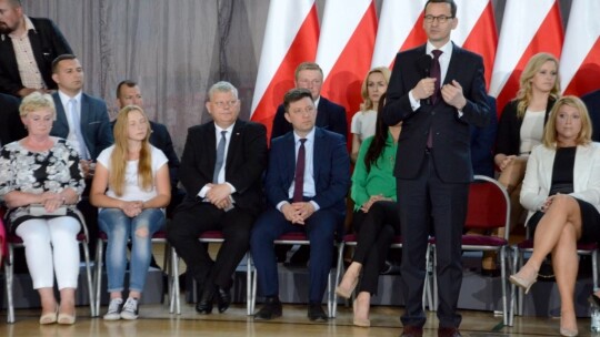 Spotkanie z premierem Morawieckim zakończone awanturą [wideo]