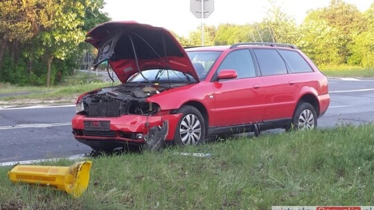 Wypadek w Wildze. Utrudnienia na nadwiślance