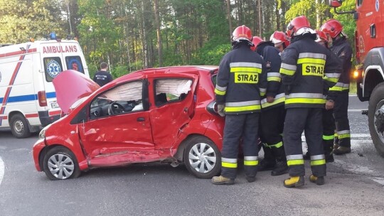 Wypadek w Wildze. Utrudnienia na nadwiślance