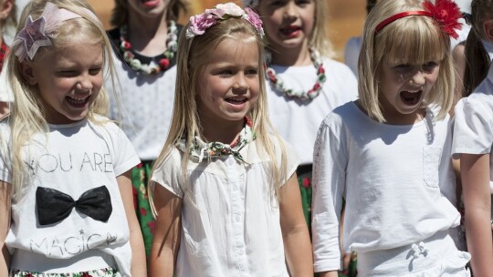 Kocham cię Polsko!!!, czyli piknik z okazji Dnia Rodziny w Publicznym Przedszkolu w ?Leśne Skrzaty? w Michałówce