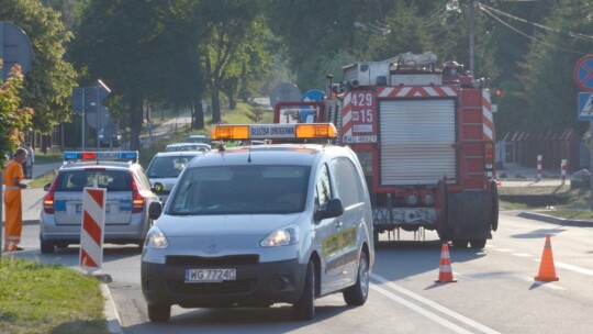 Potrącenie rowerzystki przy Stacyjnej