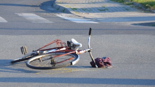 Potrącenie rowerzystki przy Stacyjnej