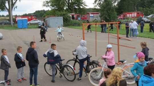 Sprawdzali umiejętności rowerowe i strażackie