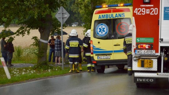 Wypadek w Wilchcie na DK nr 76