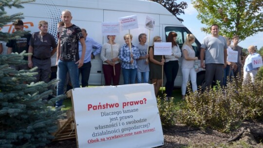 Pracownicy Lamexu zablokowali budowę gazociągu [aktualizacja]