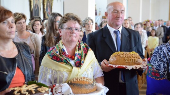 W gminie Borowie dziękowali za plony [wideo]