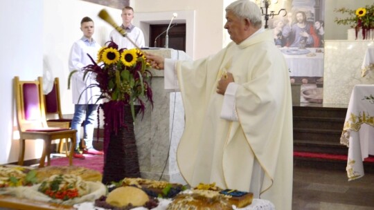 Powiat dziękował za tegoroczne plony w Łaskarzewie