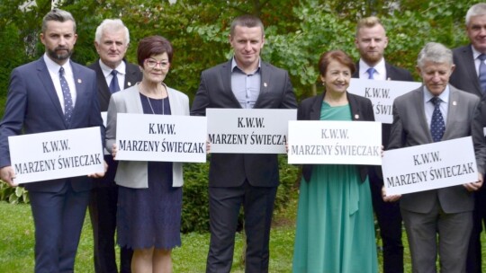 Marzena Świeczak prezentuje program wyborczy i kandydatów na radnych