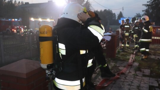 Wyglądało groźnie. Ochotnicy się sprawdzili