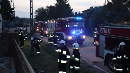 Wyglądało groźnie. Ochotnicy się sprawdzili